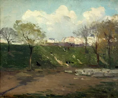 Укрепления, бульвар Гувьон-Сен-Сир by Фердинанд Маркс, 1902 — digital art print download