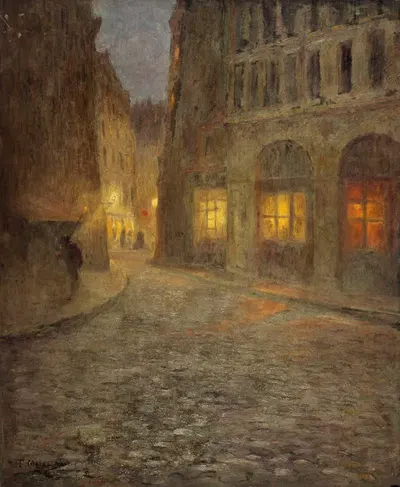 Улица на горе Святой Женевьевы by Фернан Майо, 1902 — digital art print download