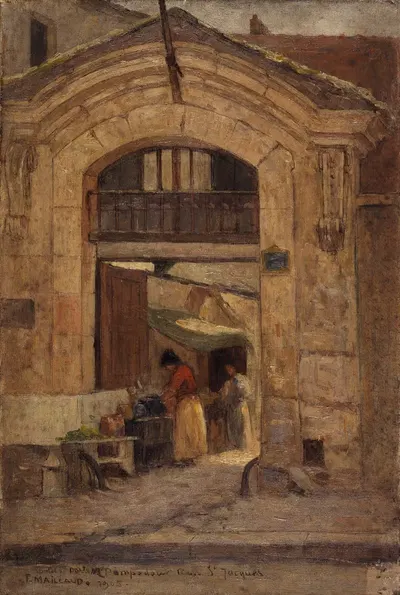 Порт на улице Сен-Жак by Фернан Майо, 1905 — digital art print download