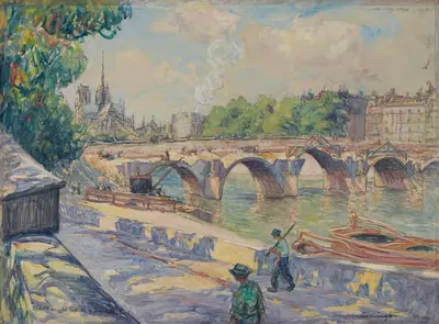 Снос моста Турнель by Фрэнк Милтон Армингтон, 1919 — digital art print download