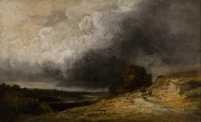 Стадо под бурей by Жорж Мишель, 1796 - 1843 — digital art print download