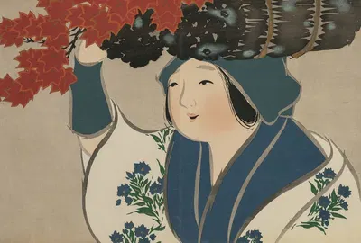 Продавщица дров (Курокиури) by Камисака Секка, 1909-1910 — digital art print download