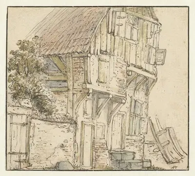 Крестьянский дом by Исаак ван Остаде, 1631 - 1649 — digital art print download