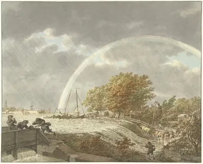 Осень, вечер и вода by Якоб Кац, 1797 — digital art print download