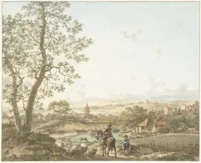 Весна, утро и земля by Якоб Кац, 1797 — digital art print download