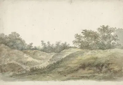 Дюнный пейзаж by Якоб Эрнст Маркус, 1784 - 1826 — digital art print download