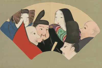Шесть поэтических бессмертных (Роккасен) by Камисака Секка, 1909-1910 — digital art print download