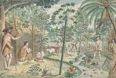 Idyllisch dorpstafereel by Jan Brandes, 1779 - 1785 — digital art print download