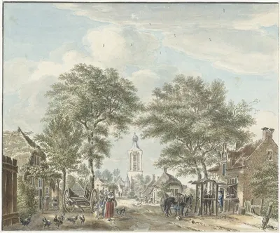 Вид на Шерпензеел by Ян де Бейер, 1713 - 1780 — digital art print download