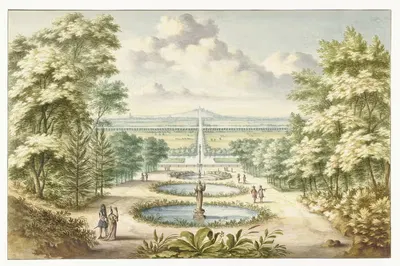 Амфитеатр в Клефе, вид на север by Ян ван Калл старший, 1675 - 1685 — digital art print download
