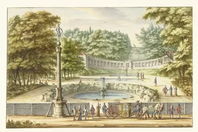 Амфитеатр в Клефе, вид на юг by Ян ван Калл старший, 1675 - 1685 — digital art print download
