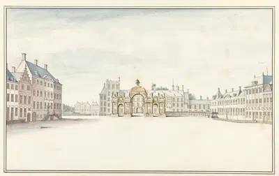 Эребуг для короля Виллема III в Гааге, 1691 by Ян ван Калл старший, 1691 — digital art print download
