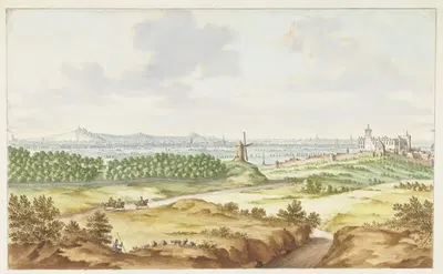 Вид на Клеф с Галгенберга by Ян ван Калл старший, 1680 - 1685 — digital art print download