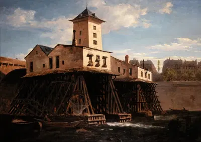 Насос Нотр-Дам by Леон-Огюст Мелле, 1849 — digital art print download