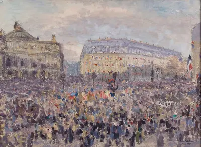 У ручья by Луи-Гилбер Беллан, 1918 — digital art print download