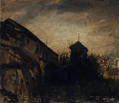 L'abside de Saint-Pierre-de-Montmartre by Louis-Godefroy Jadin, 1828 — digital art print download