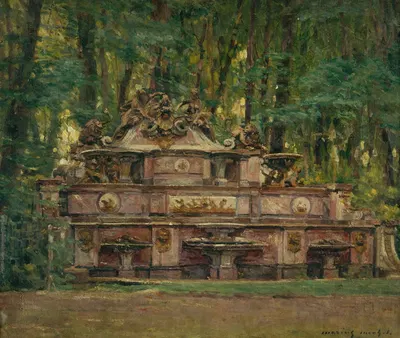Водяной буфет в садах Большого Трианона by Мари Мишель, 1917 — digital art print download