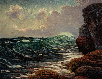 Подъем воды в Порт-Бланке by Максим Мофра, 1914 — digital art print download