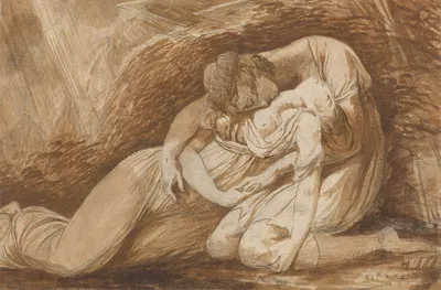 Celadon and Amelia from Thomson's 'The Seasons' by Александр Рансиман — digital art print download