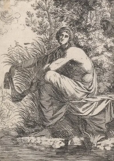 Diana Bathing by Александр Рансиман — digital art print download