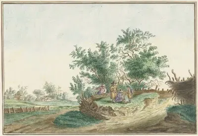 Gezicht in Gelderland by Pieter Remmers, 1754 - 1810 — digital art print download