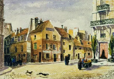 La rue de Chaillot et l'avenue Joséphine by Sarah Sophia Beale, 1875 — digital art print download