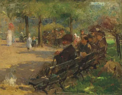В парке Святого Стефана by Уолтер Фредерик Осборн — digital art print download