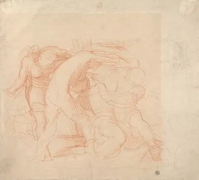 Study for Massacre of the Innocents by Альфред Джордж Стивенс — digital art print download