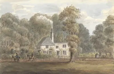 Grove Cottage, Wanstead May 18th, 1825 by Anne Rushout, 1825 — digital art print download