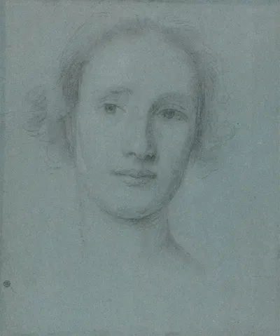 Head of a Young Woman by Allan Ramsay — digital art print download