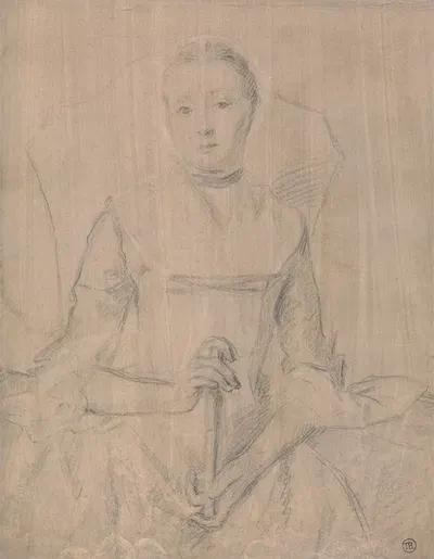 Margaret Ramsay, the Artist's Second Wife (Died 1782) by Allan Ramsay, 1754 — digital art print download