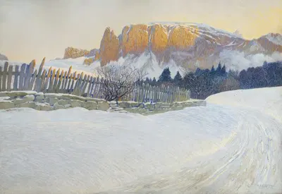 Motif from the Alps by Anton Reckziegel — digital art print download