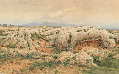 Сиракузы by Аскан Луттерот, 1900 — digital art print download
