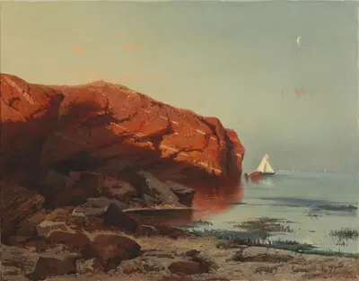 Мотив из Гельголанда by Август Шеффер фон Винвальд, 1859 — digital art print download