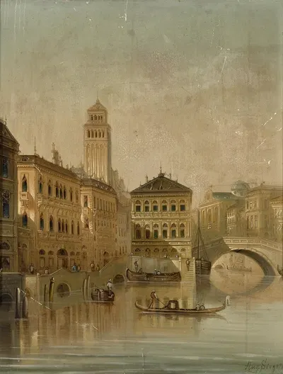 Venedig by August Von Siegen — digital art print download