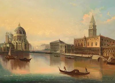 Venedig by August Von Siegen — digital art print download