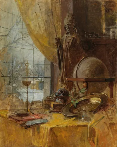 Atelieransicht by Carl Moll — digital art print download