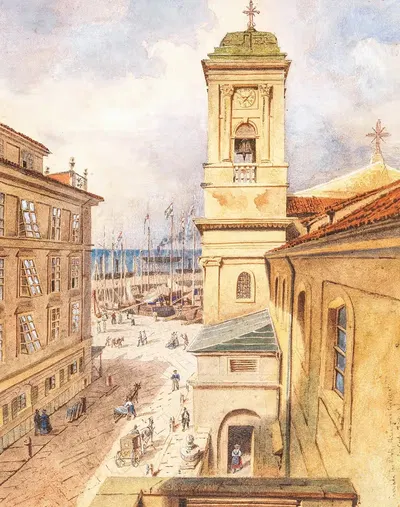 Сан Николò Триест by Карло Канелла, 1862 — digital art print download