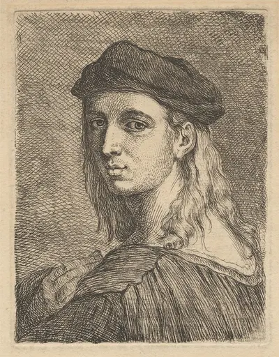 Portrait of Raphael by Анжелика Кауфман — digital art print download