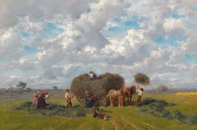 Harvesting by Désiré Thomassin — digital art print download