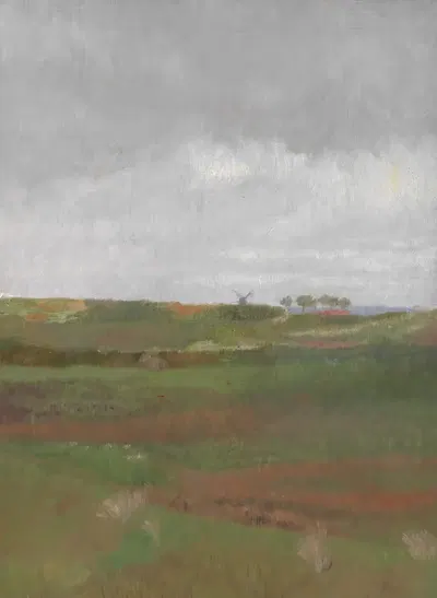 Дюнный пейзаж вечером by Эмили Медиз-Пеликан, 1890 — digital art print download