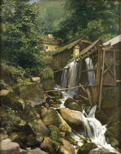 Verfallene Mühle by Ernestine von Kirchsberg — digital art print download