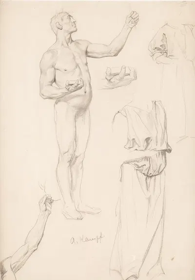 Figure Studies by Arthur Kampf — digital art print download