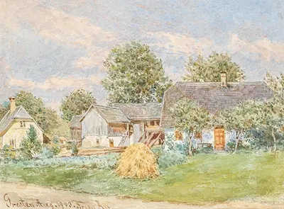 Грестен by Франц Альт, 1903 — digital art print download