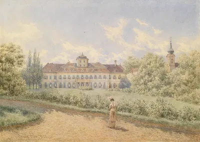 Замок by Франц Альт, 1883 — digital art print download