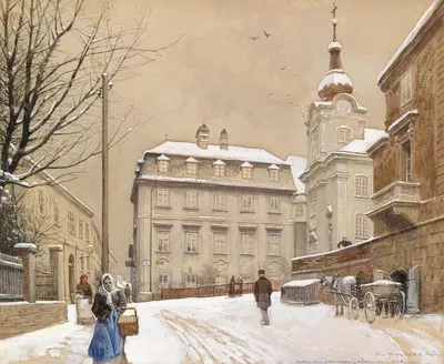 Дёблинг by Франц Поледне, 1901 — digital art print download