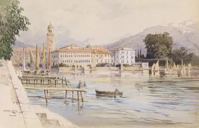 Riva by Fritz Lach, 1904 — digital art print download
