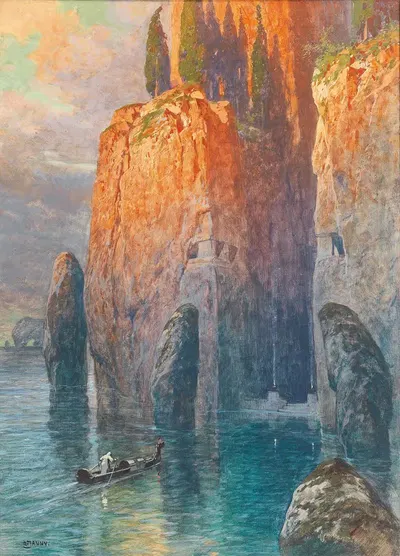 Die Toteninsel by Georg Janny — digital art print download