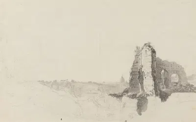 A Panoramic View toward St. Peter's from the Palace of the Caesars by Карло Лабруцци — digital art print download