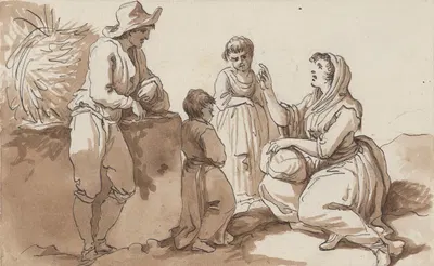 Costumi Fatti a Rocca di Papa by Карло Лабруцци, 1793 — digital art print download